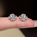 S925 Sterling Silver Moissanite Earrings