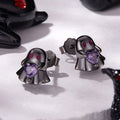 S925 Sterling Silver Fun Halloween Ghost Stud Earrings