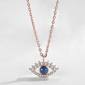 S925 Sterling Silver Halloween Evil Eye Necklace