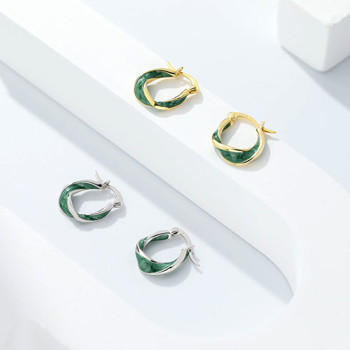 Irregular Enamel-Drip Earrings – trendy earrings wholesale