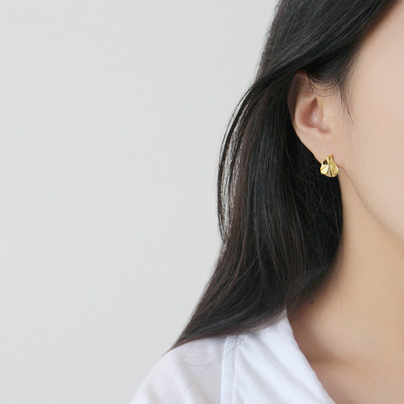 Irregular Molten Stud Earrings – image 4