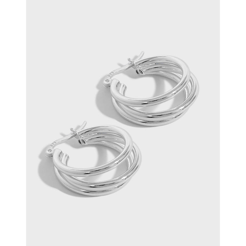 Layered Multi-Hoop Earrings