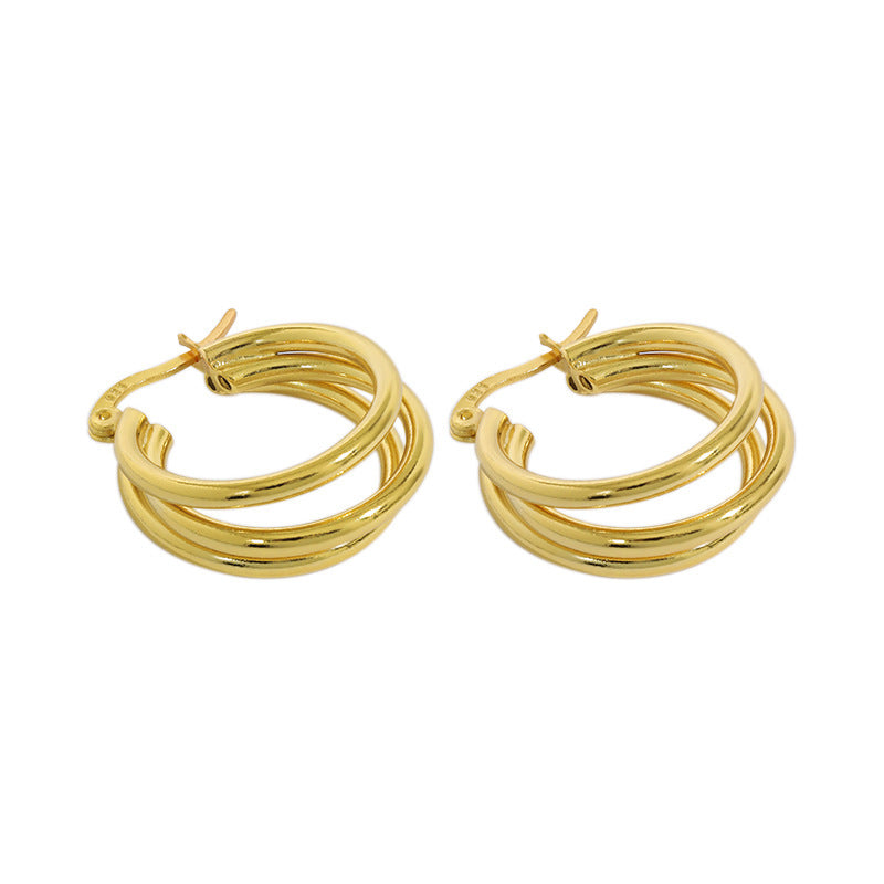 Layered Multi-Hoop Earrings – image 6