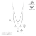 Dainty CZ Layered Star Charm Necklace – image 6