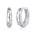 Moissanite Starry Sky Hinged Hoop Earrings – wholesale moissanite jewelry