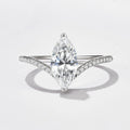 Marquise Moissanite V Shape Ring – wholesale moissanite rings