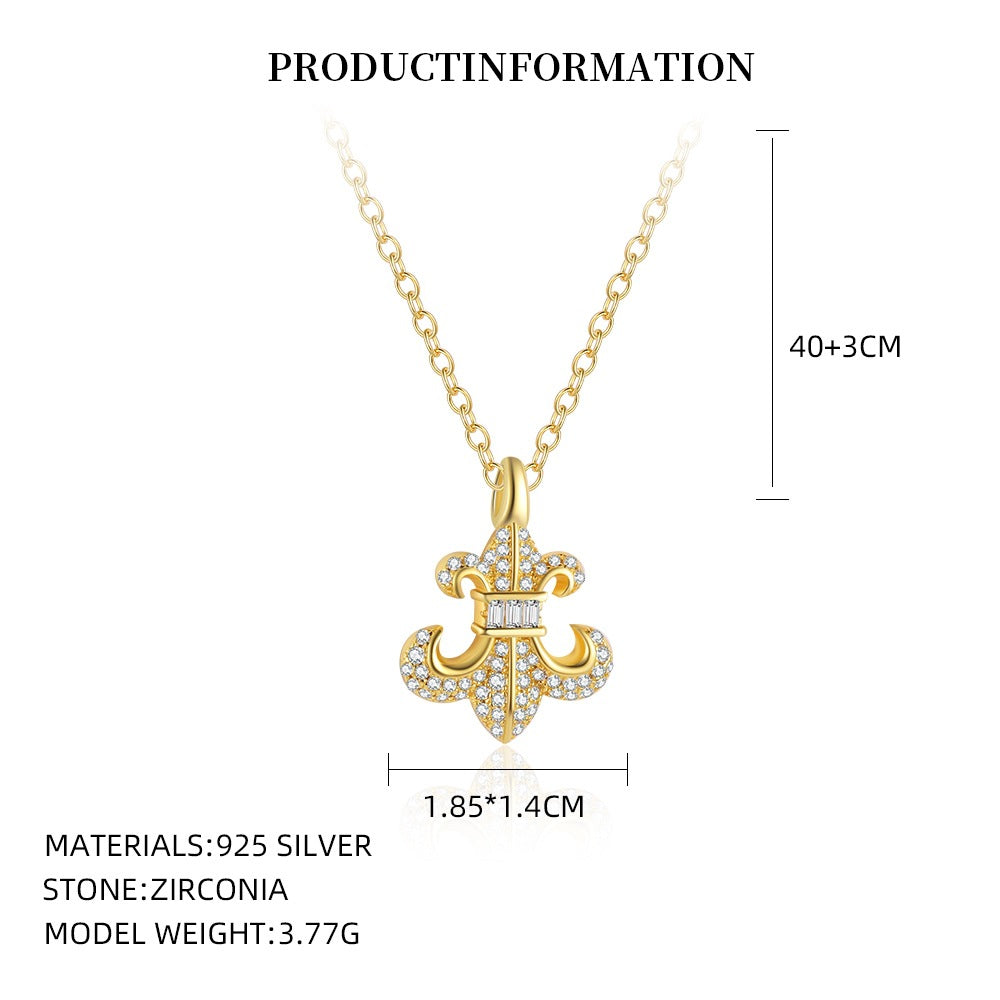 Matte Gold Apple Pendant Christmas Necklace – image 7
