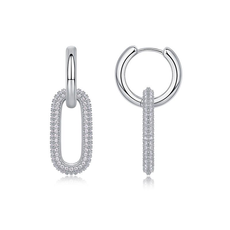 Micro-Pavé Moissanite Stud Earrings – wholesale moissanite jewelry