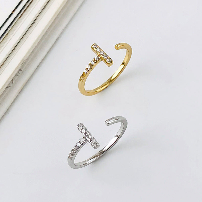 Micro-Pave Zircon Ring YCR389 – detail view 3