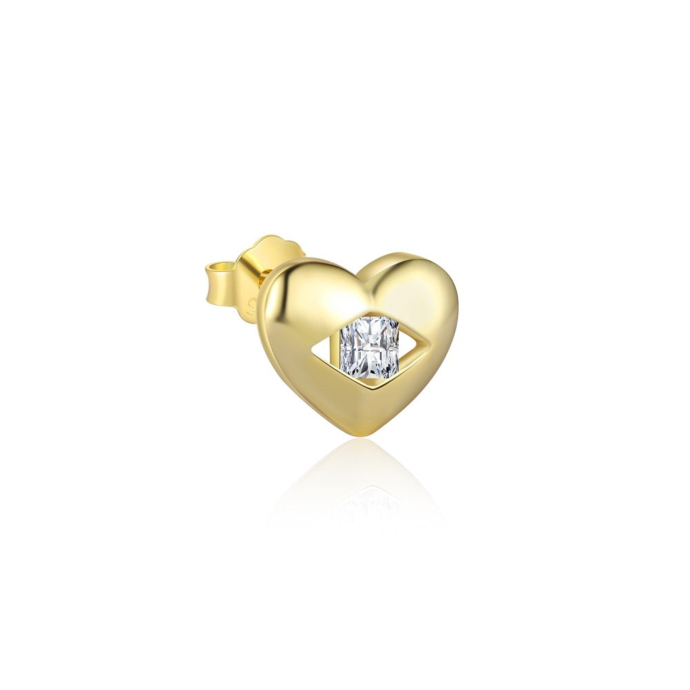 Micro-Set Zircon Stud Earrings – detail view 3