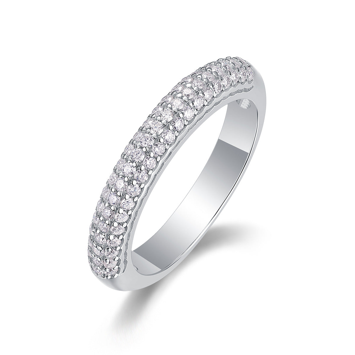 Midsummer Years Moissanite Solid-Band Ring – wholesale moissanite rings