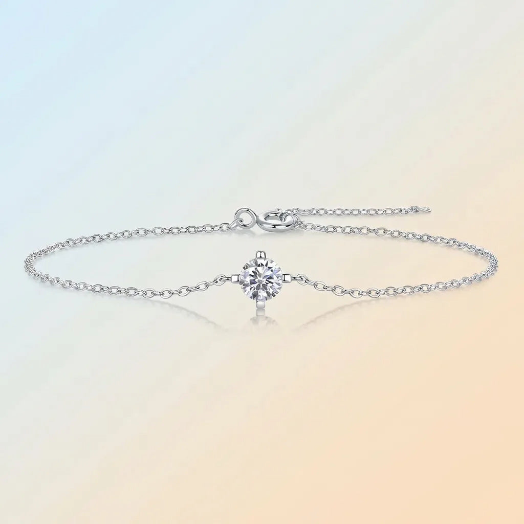 Minimalist Moissanite Bracelet