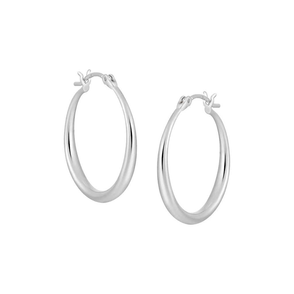 Minimalist Oval Hoop Earrings – image 7
