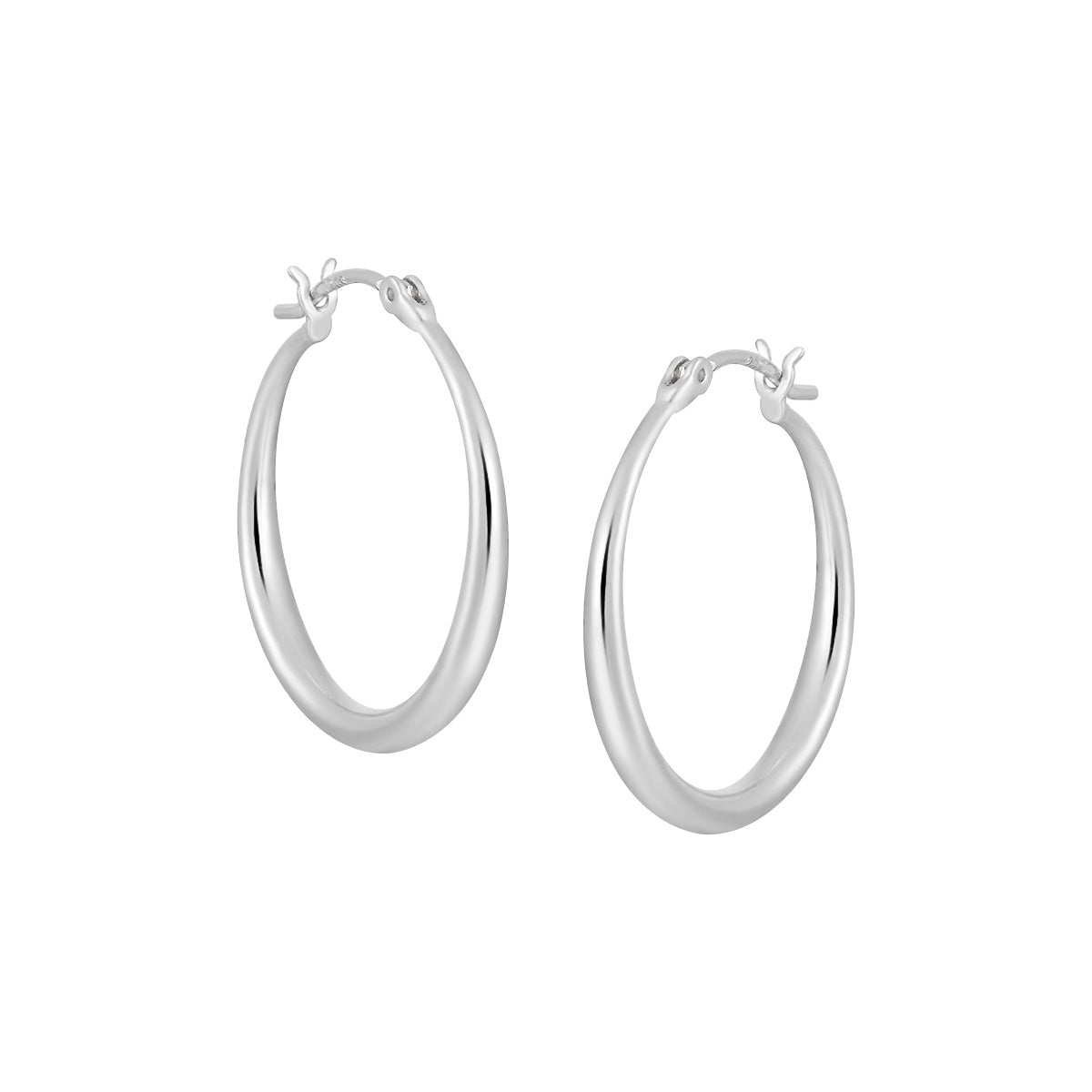 Minimalist Oval Hoop Earrings – image 7