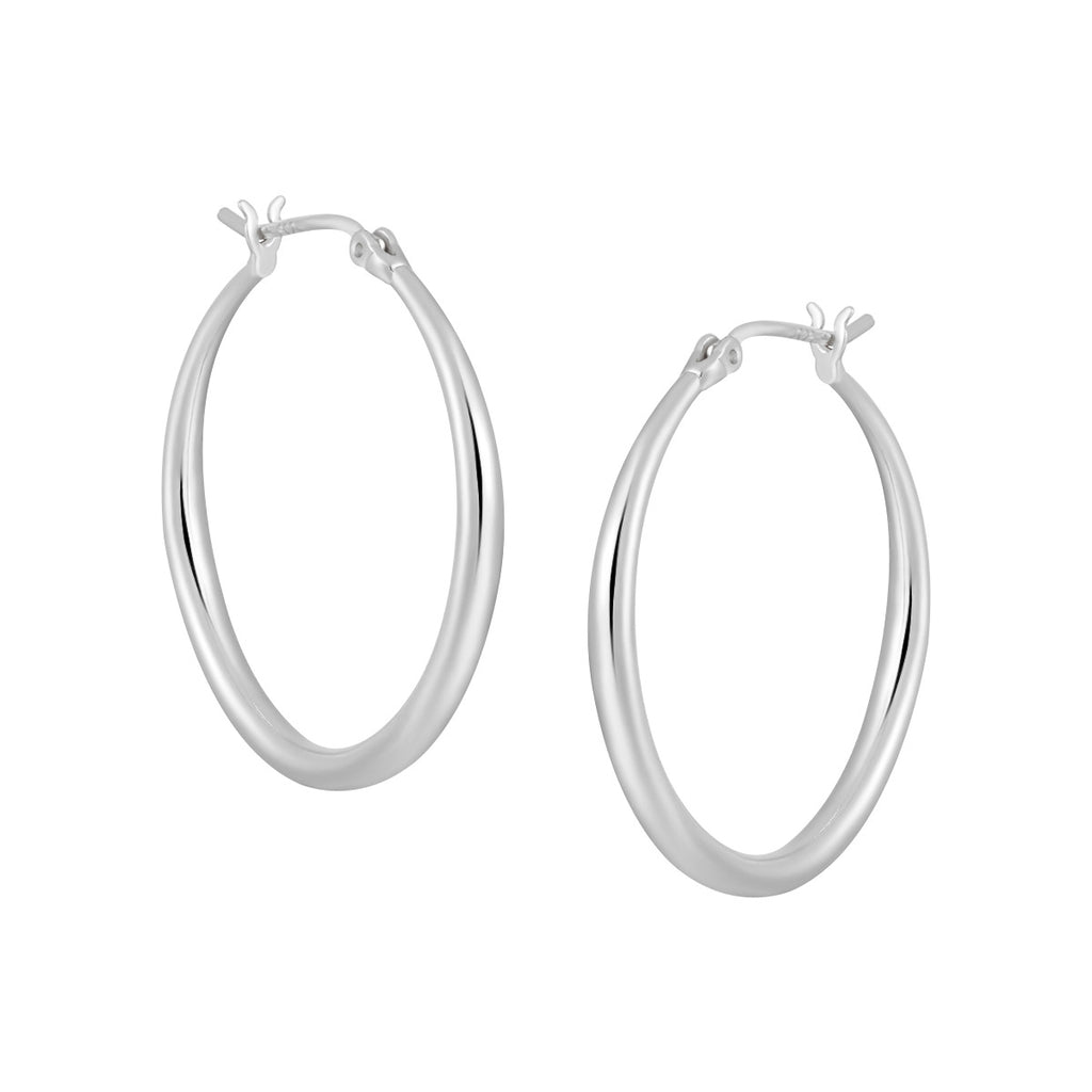 Minimalist Oval Hoop Earrings – image 8
