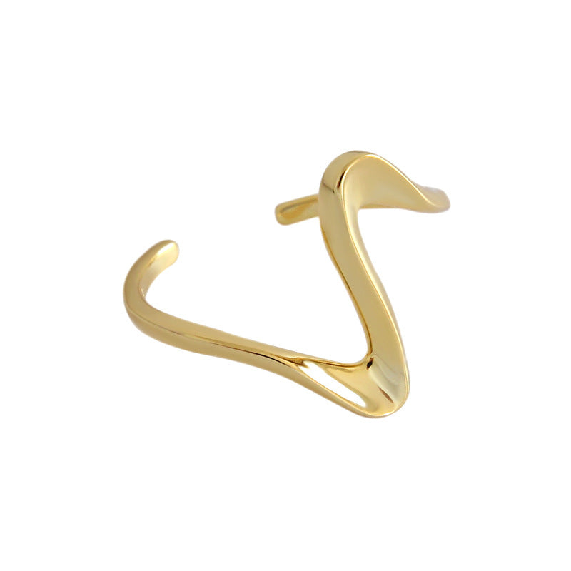 Minimalist Wave Ring – image 5