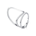 Irregular Geometric Plain Band Ring