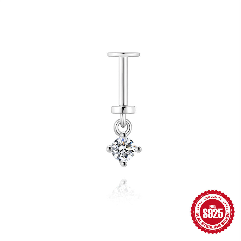 Moissanite 16G Cartilage Stud – image 13