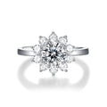Moissanite Adjustable Ring