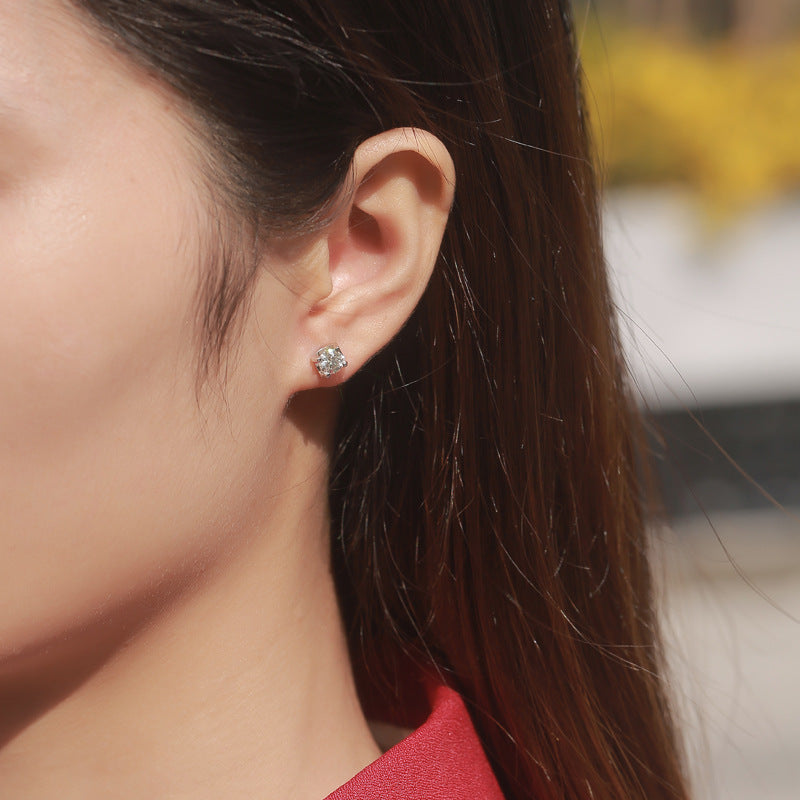 Moissanite Bull Head Stud Earrings – wholesale moissanite jewelry