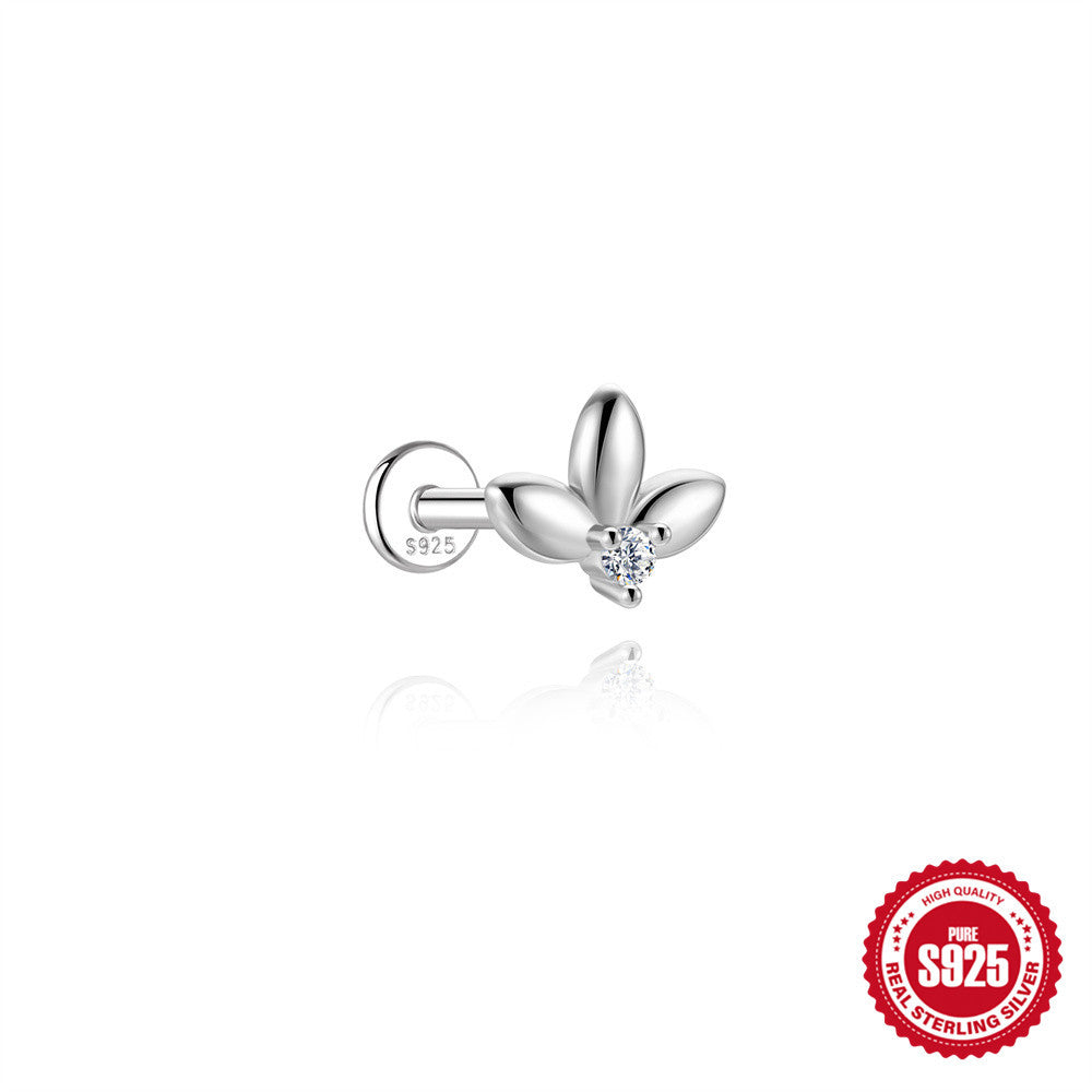 Moissanite Cartilage Stud Earring – image 13