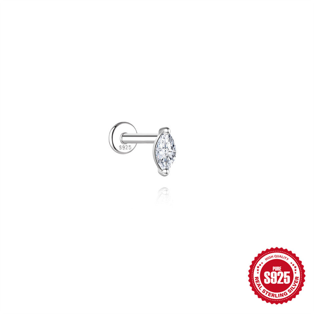 Moissanite Cartilage Stud Earring – image 22