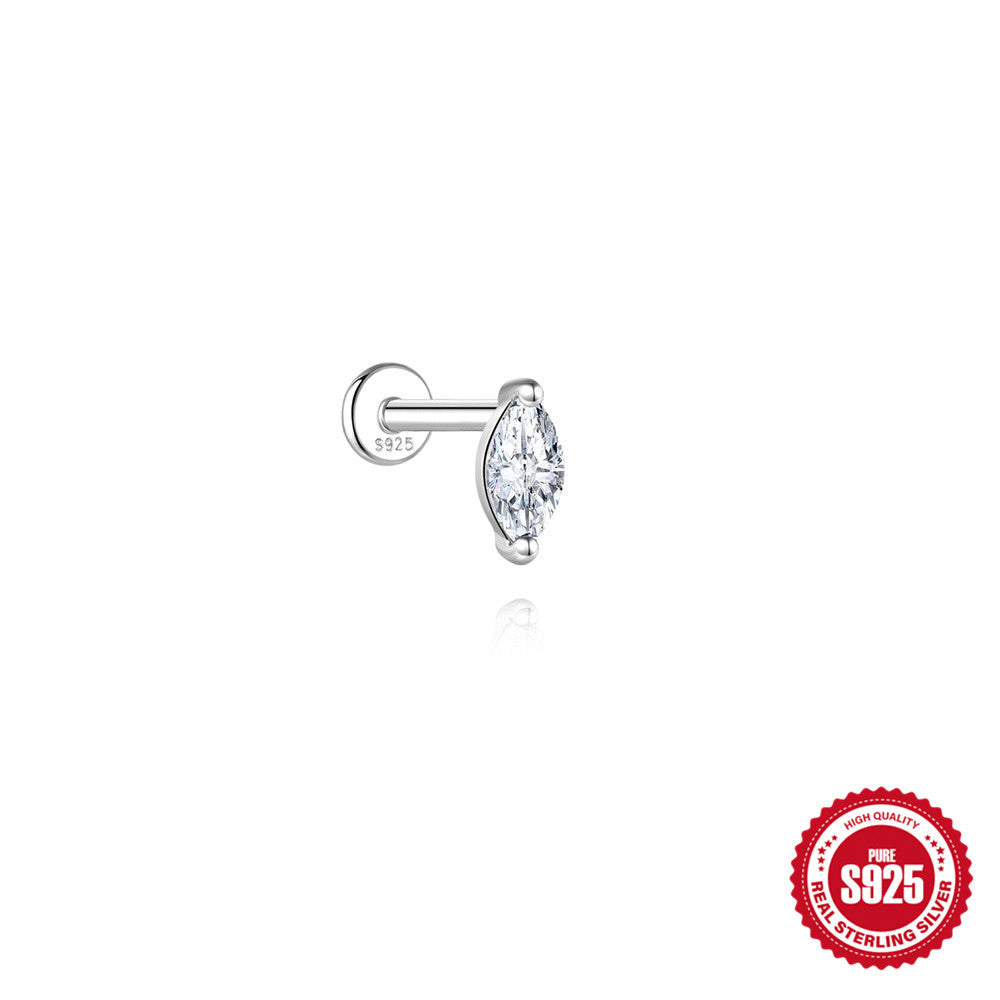 Moissanite Cartilage Stud Earring – image 23