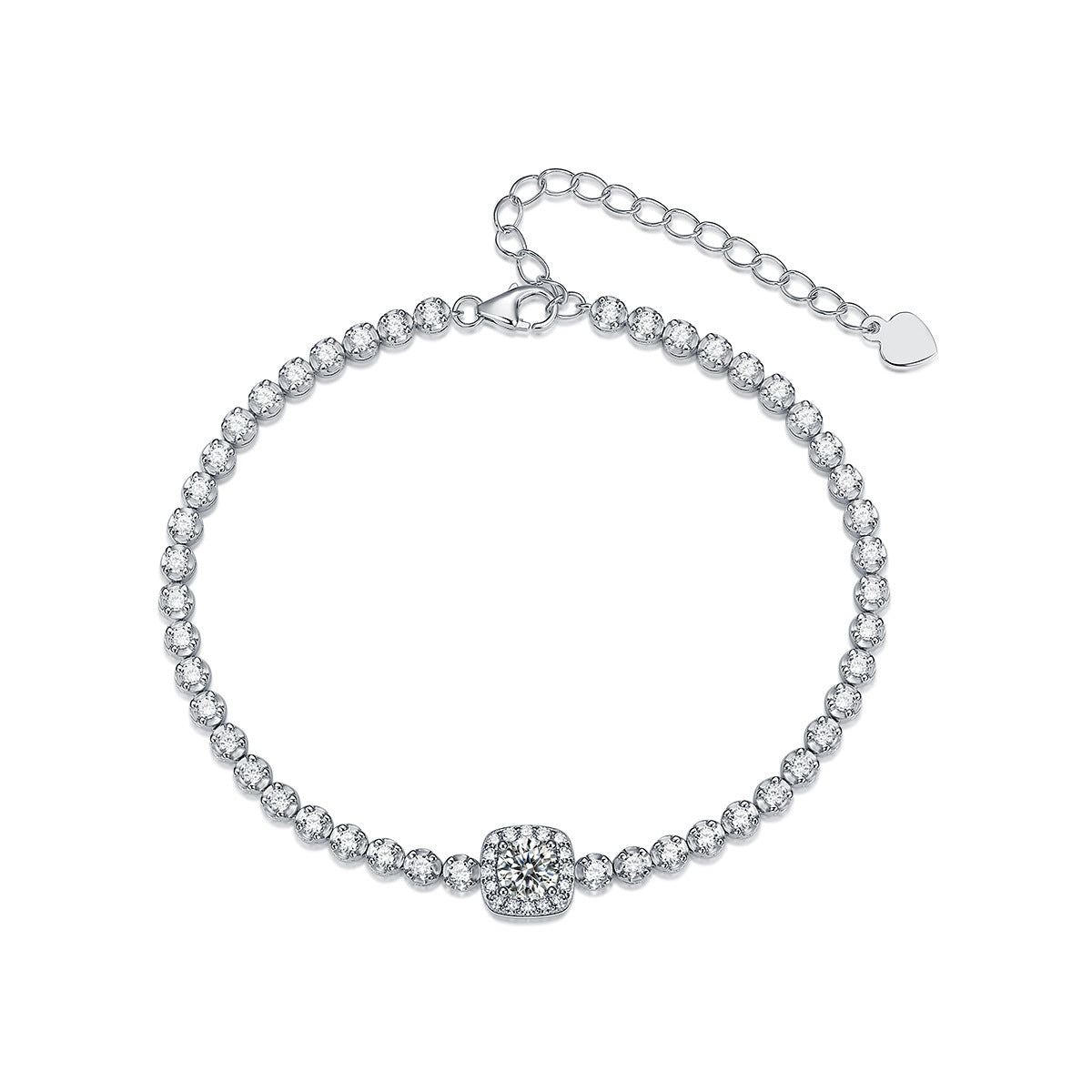 Moissanite Christmas Bracelet – image 5