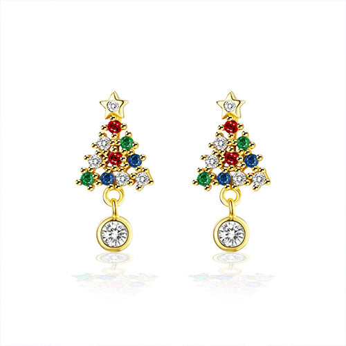 Christmas Tree Colored Moissanite Studs – wholesale moissanite jewelry
