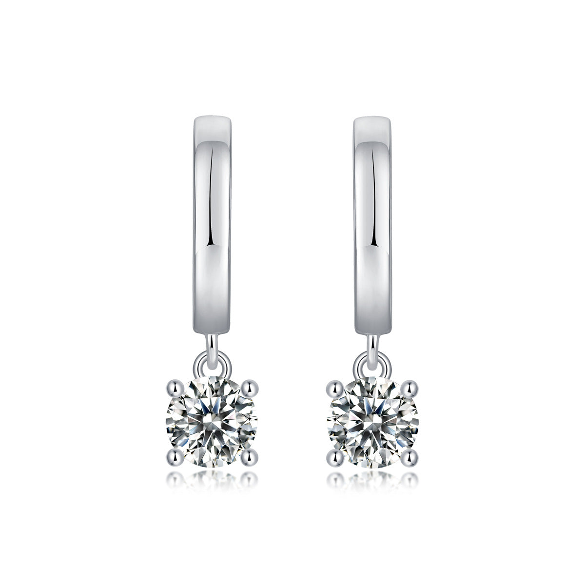 Moissanite Cross Earrings YCE576