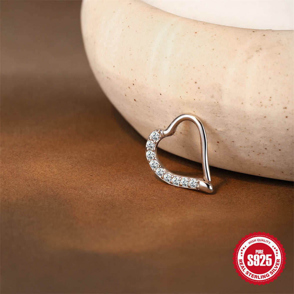 Moissanite Earrings YCE834 – detail view 3