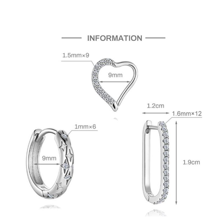 Moissanite Earrings YCE834 – image 5
