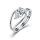 Rhodium Plated / US size 5 #