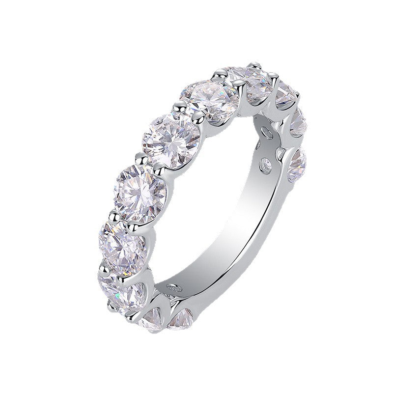Moissanite Eternity Band – detail view 3