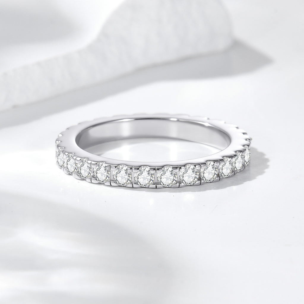 Moissanite Eternity Band Ring – wholesale moissanite rings