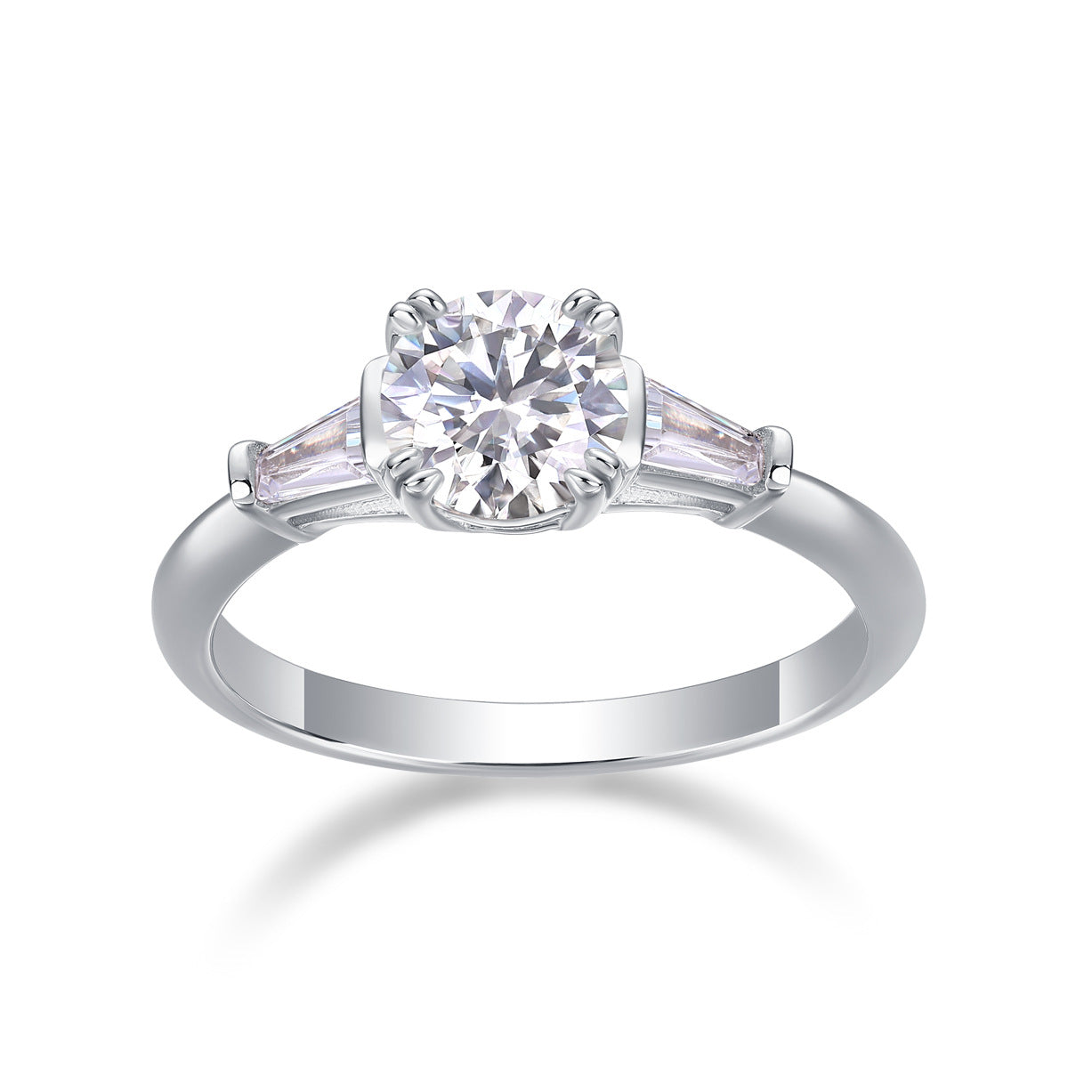 Moissanite Guardian Closed Ring – image 4