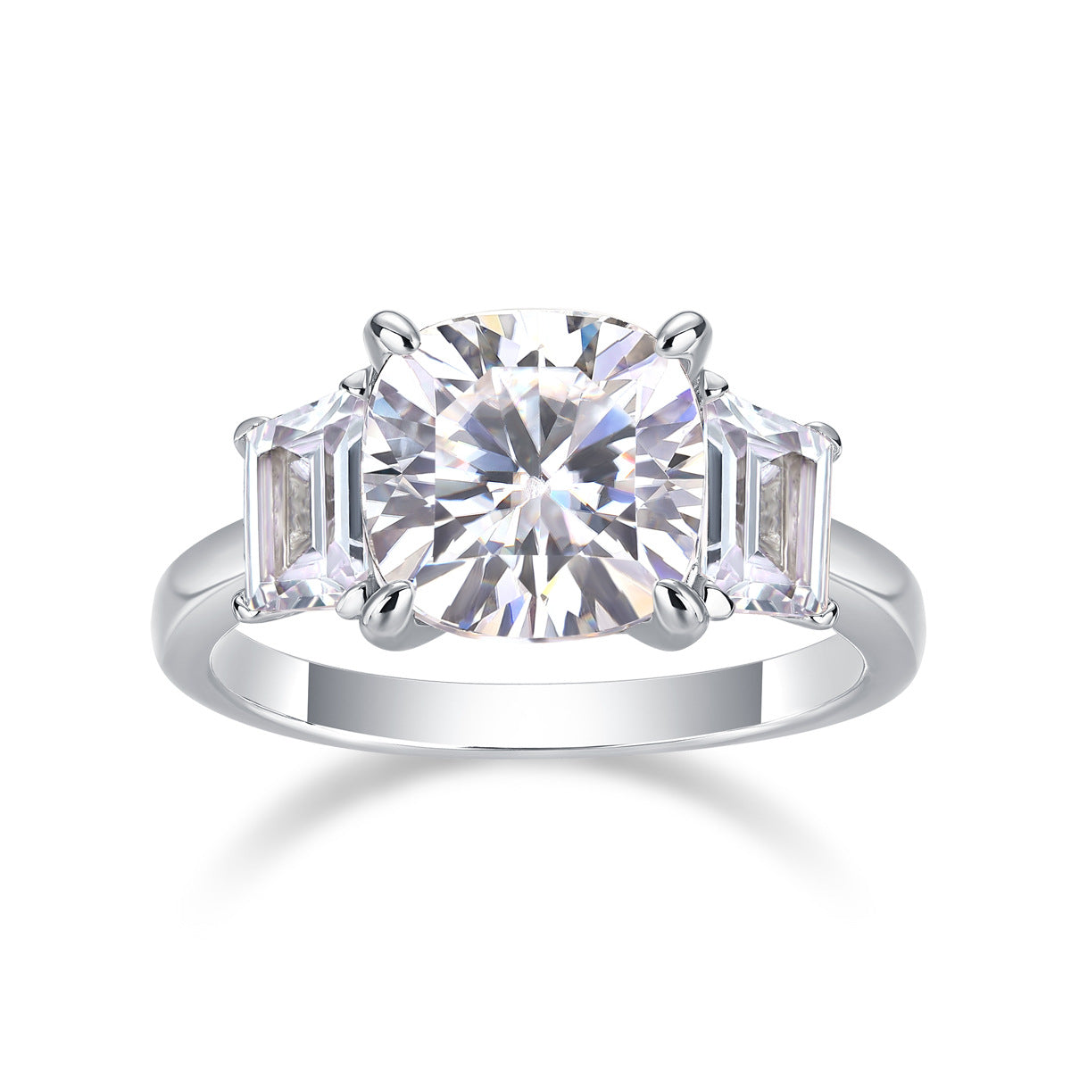 Moissanite Guardian Closed Ring – image 5