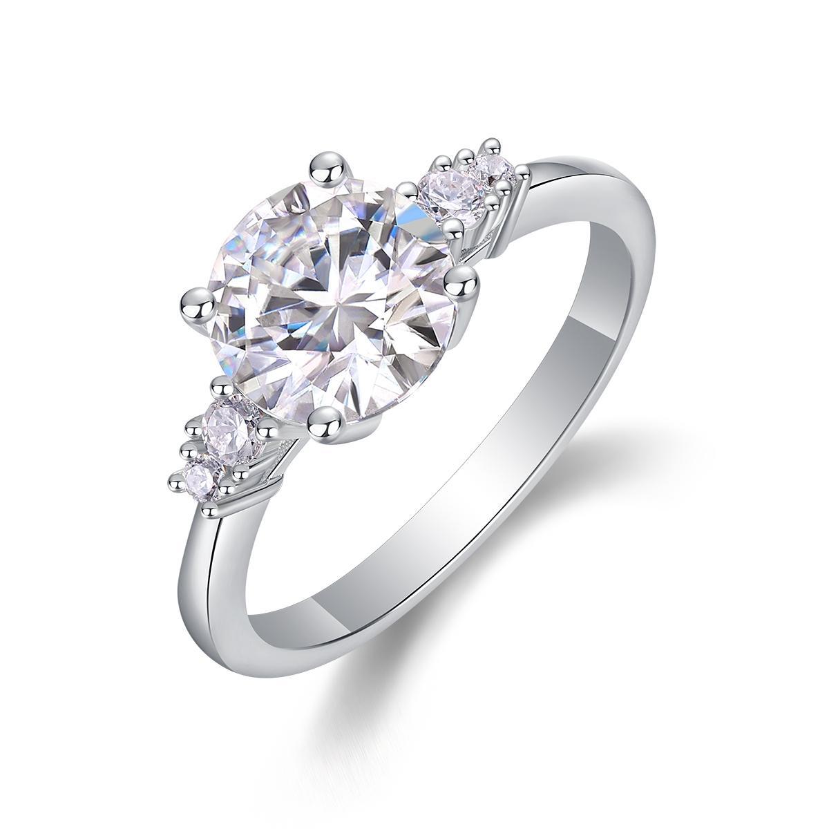 Moissanite Guardian Closed Ring – image 7
