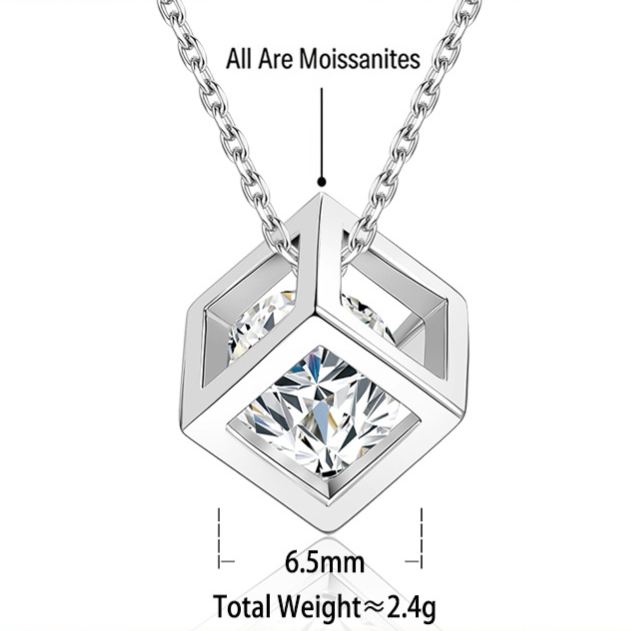 Moissanite Necklace YCN557 – image 4
