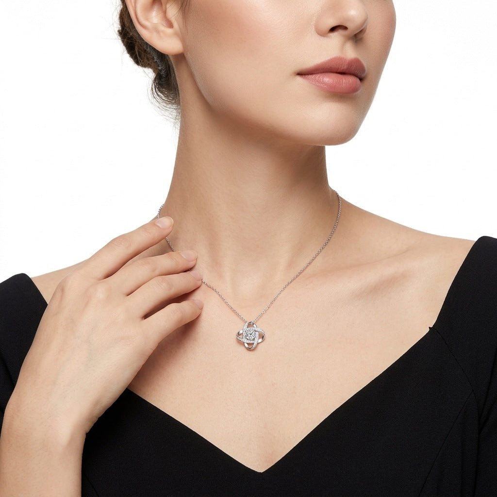 Moissanite Pendant Necklace – wholesale moissanite jewelry