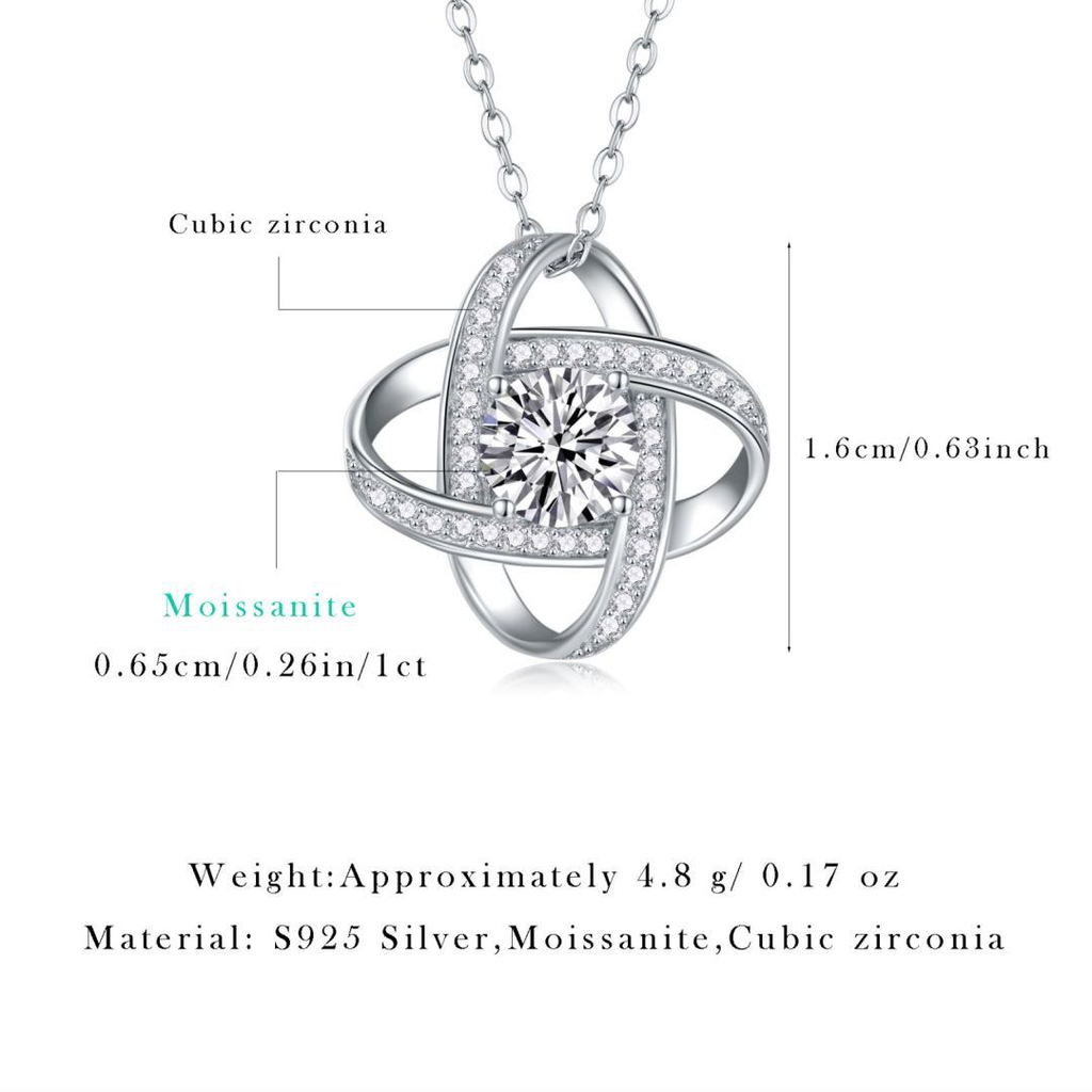 Moissanite Pendant Necklace – image 4