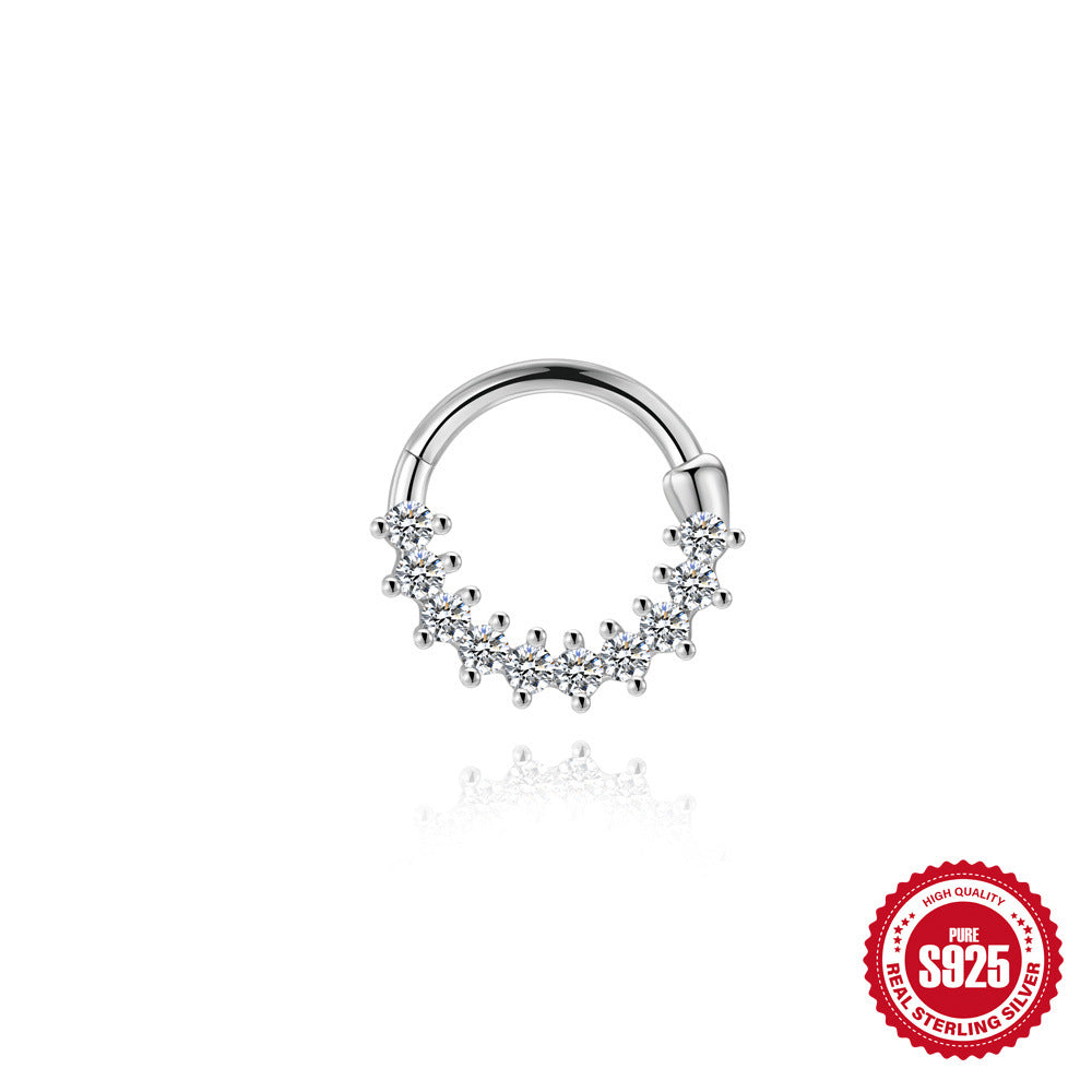 Moissanite Piercing Earring YCE855 – image 7