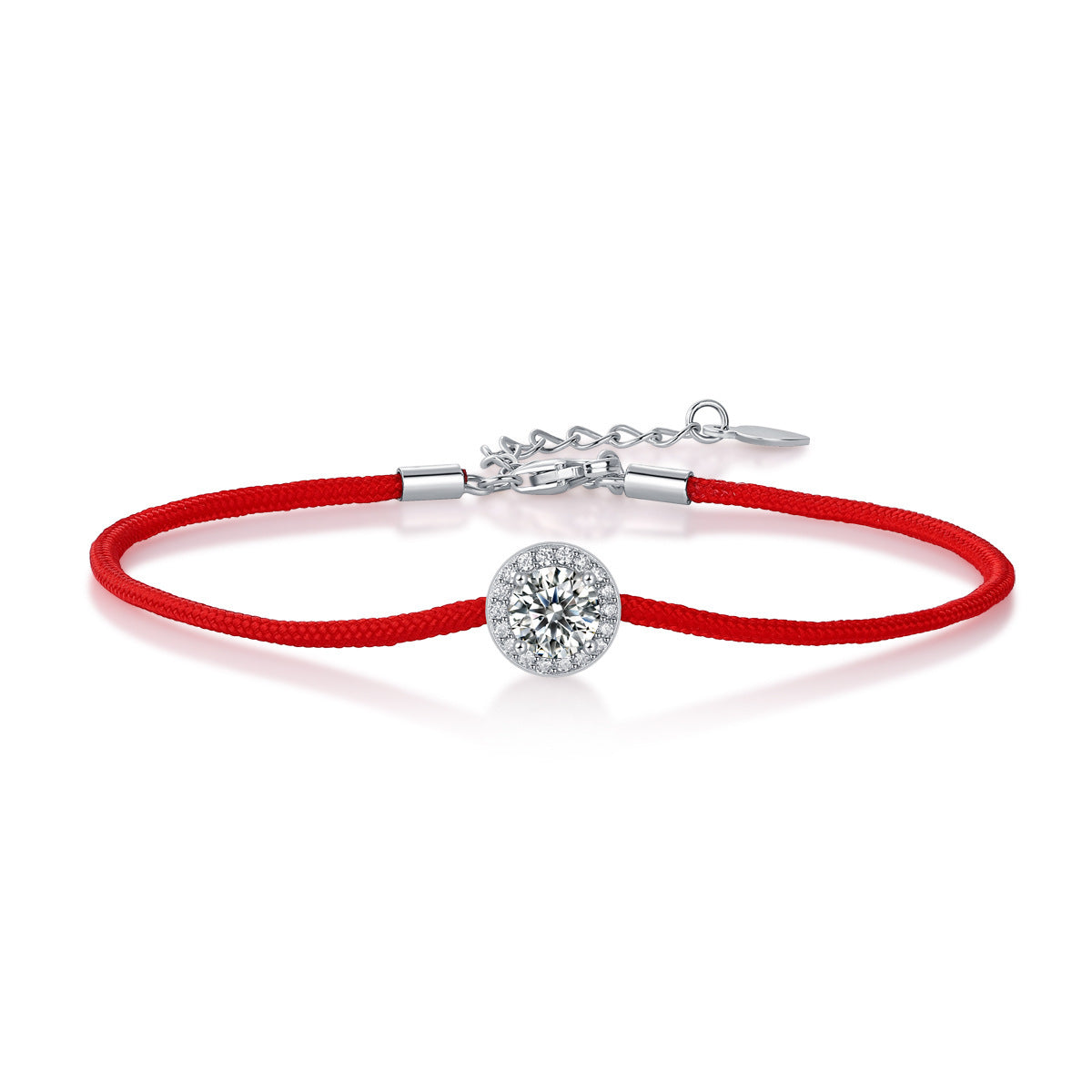 Moissanite Red Cord Bracelet – image 9