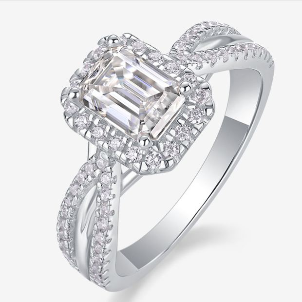 Moissanite Ring YCR531 – image 13