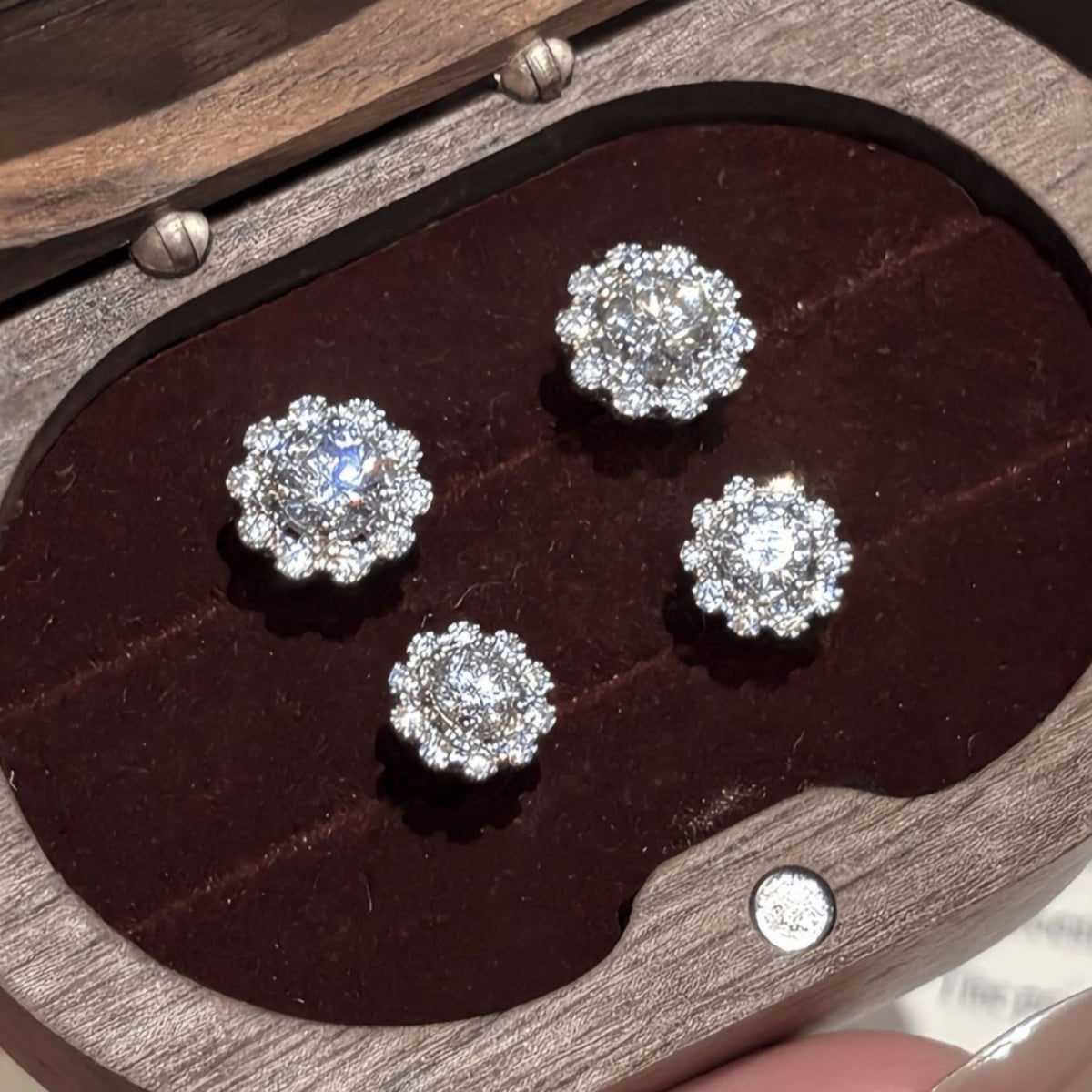 Moissanite Snowflake Studs YCE890 – wholesale moissanite jewelry