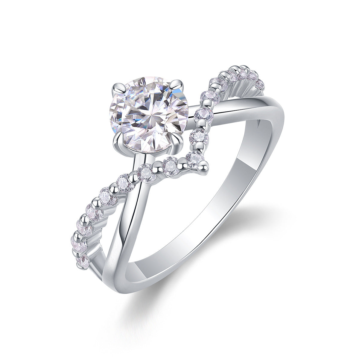 Moissanite Solid-Band Ring YCR428 – wholesale moissanite rings