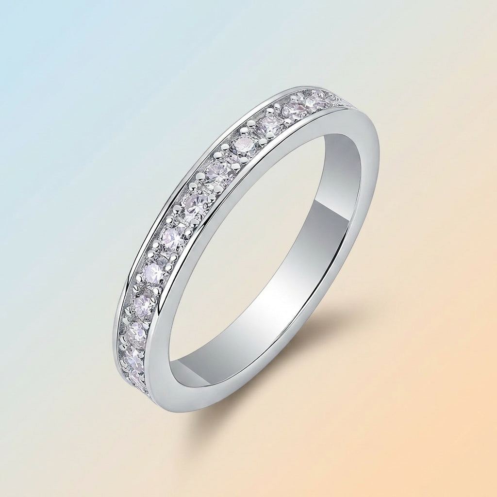 Moissanite Solid-Band Ring YCR521-523 – wholesale moissanite rings