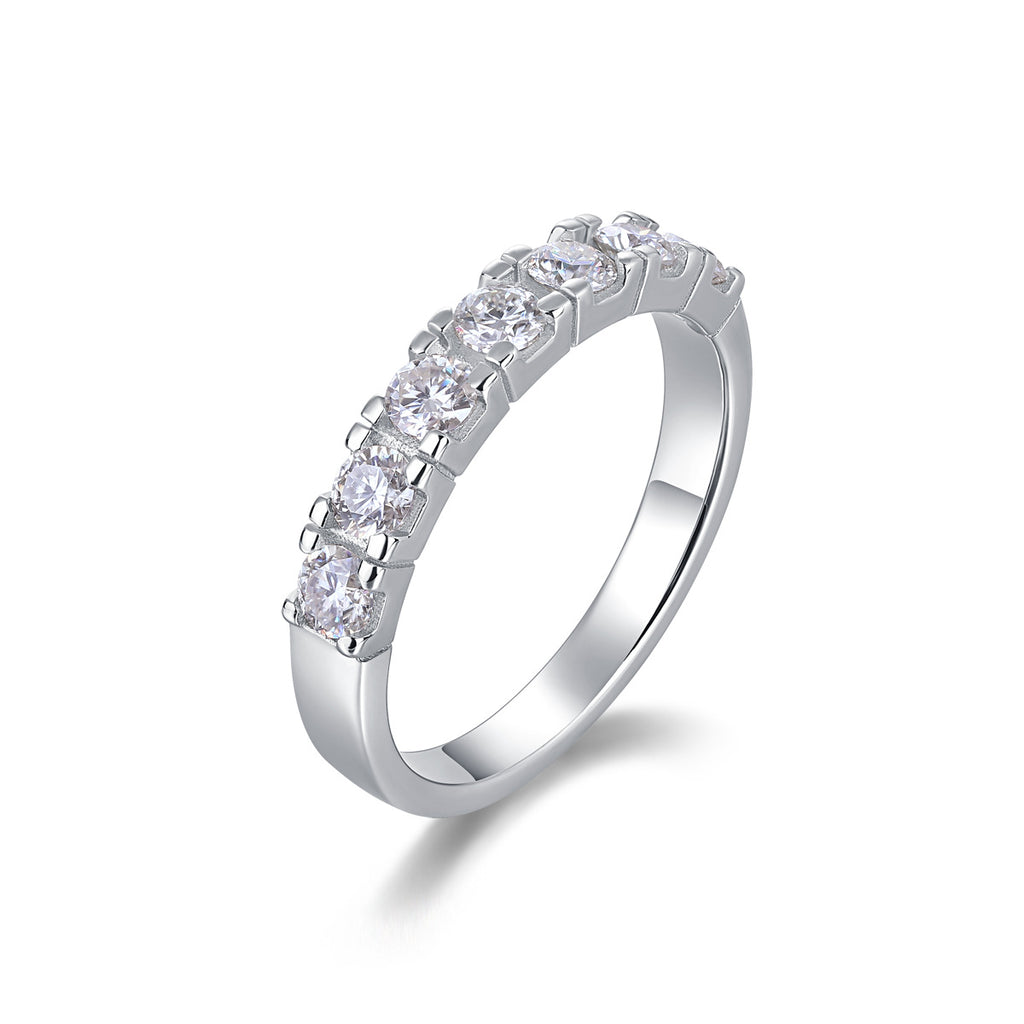 Moissanite Solid-Band Ring YCR524