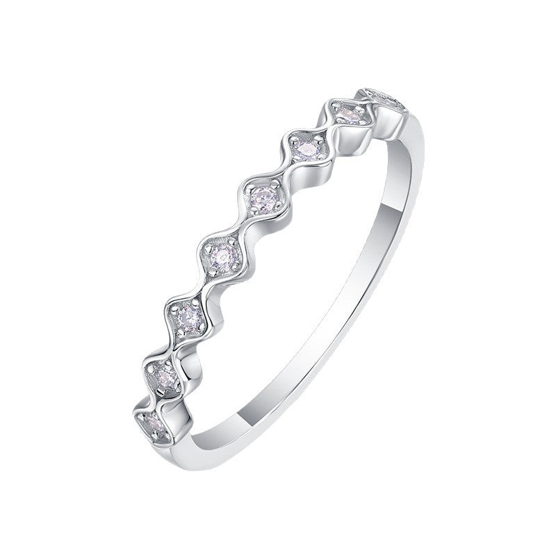 Moissanite Solid Band Ring YCR579