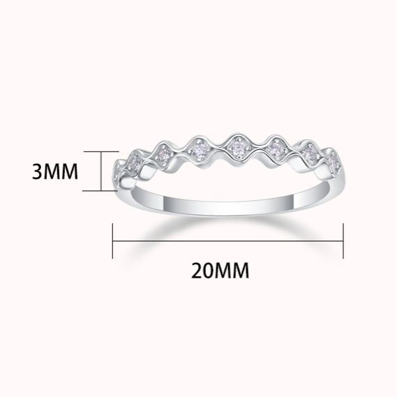 Moissanite Solid Band Ring YCR579 – image 4